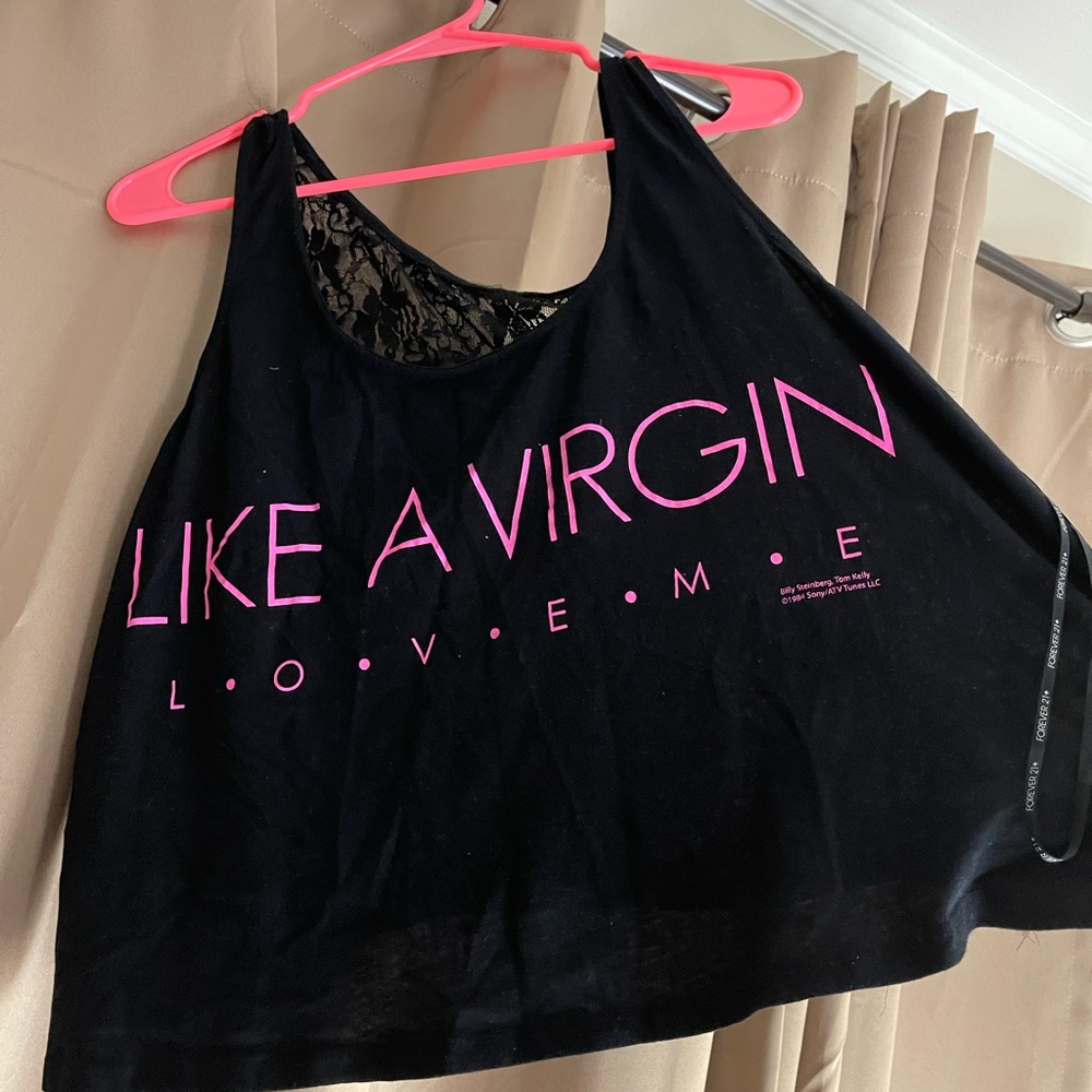Like a Virgin crop top
